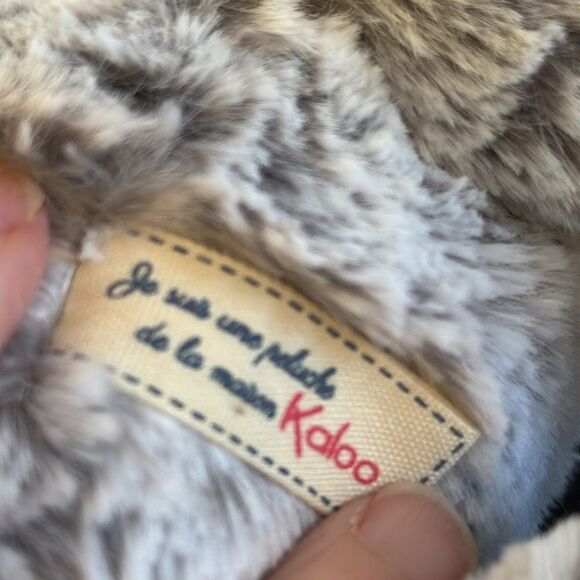 Rouge Kaloo Grey Prestige Bear Brand. Plush musical bear. Size 12” - Picture 9 of 11